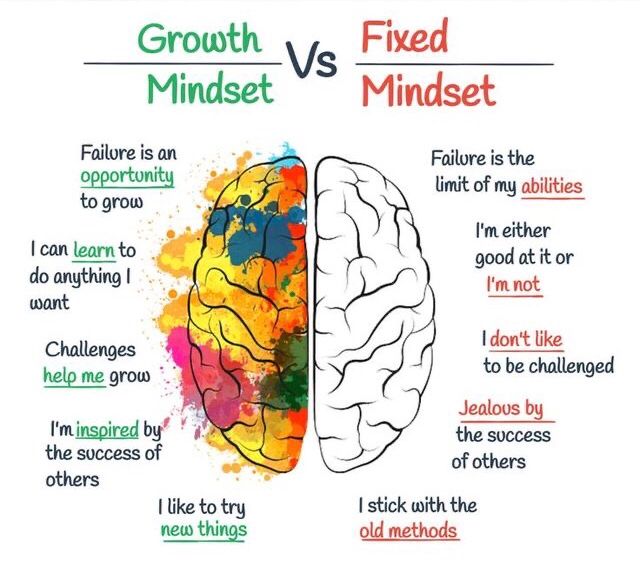 growth &amp; fixed mindset